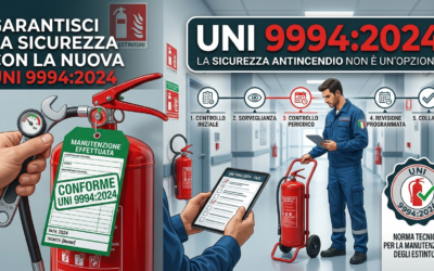 UNI 9994-1:2024 – Nuova normativa manutenzione estintori
